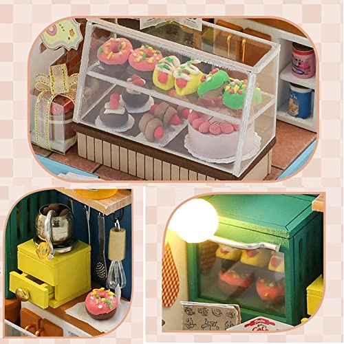 3D Wooden Puzzle Bookshelf Insert - Library of Books 1:24