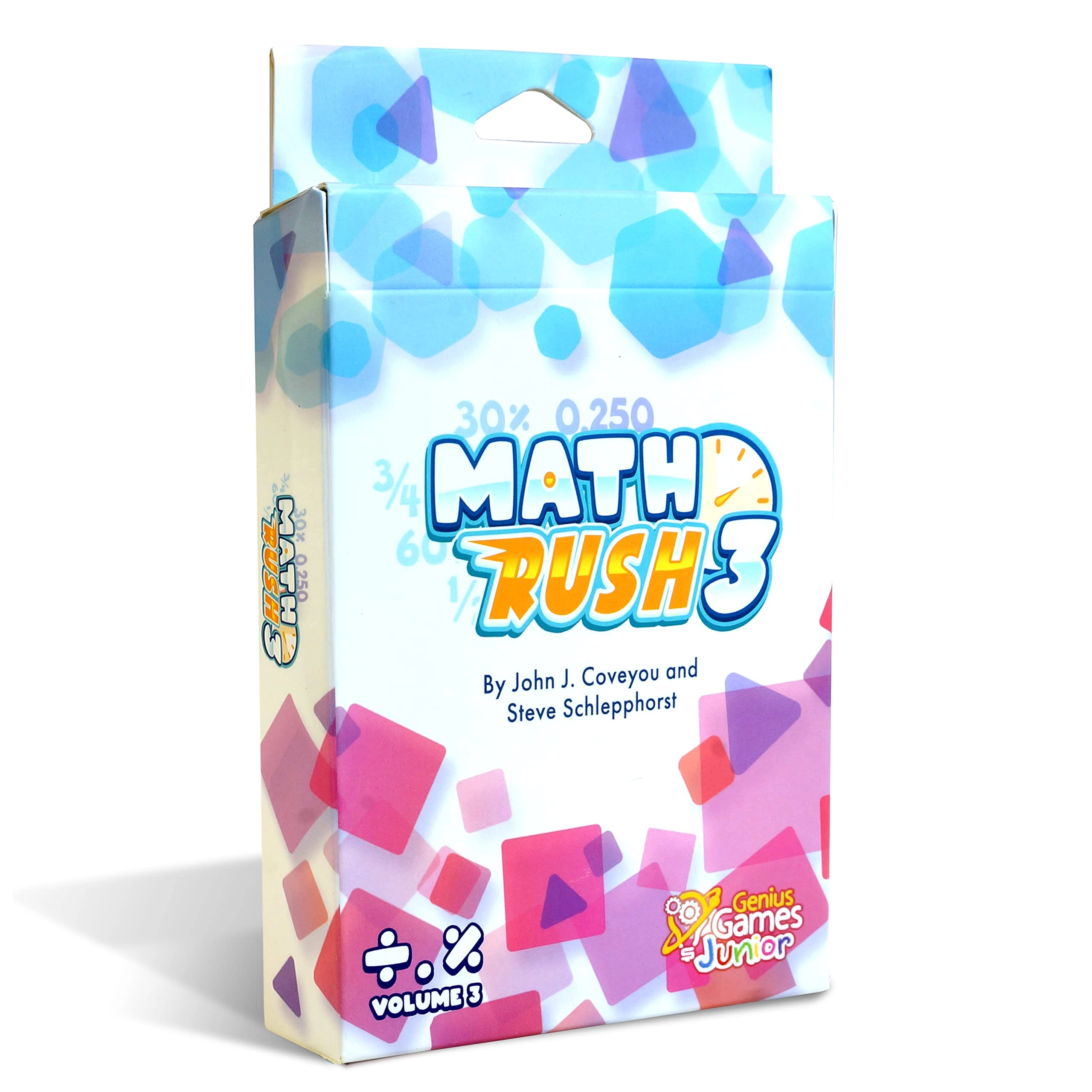 Genius Games Math Rush 3 - Fractions, Decimals & Percentages