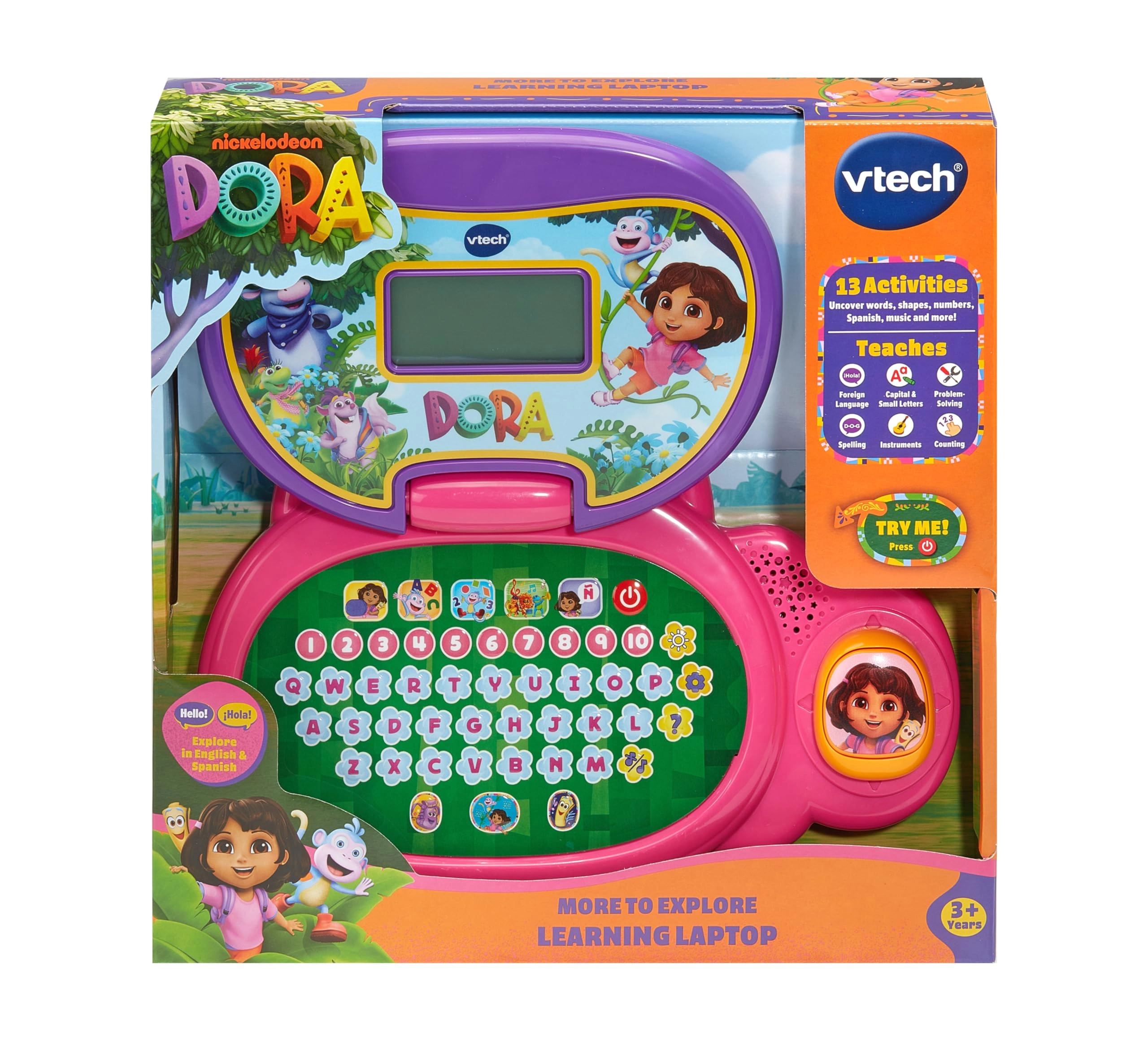 vtech Dora the Explorer More to Explore Learning Laptop - 3 years+