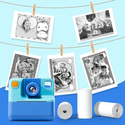 Instant Camera Refill Print Paper - 5 Rolls 56mm x 25mm