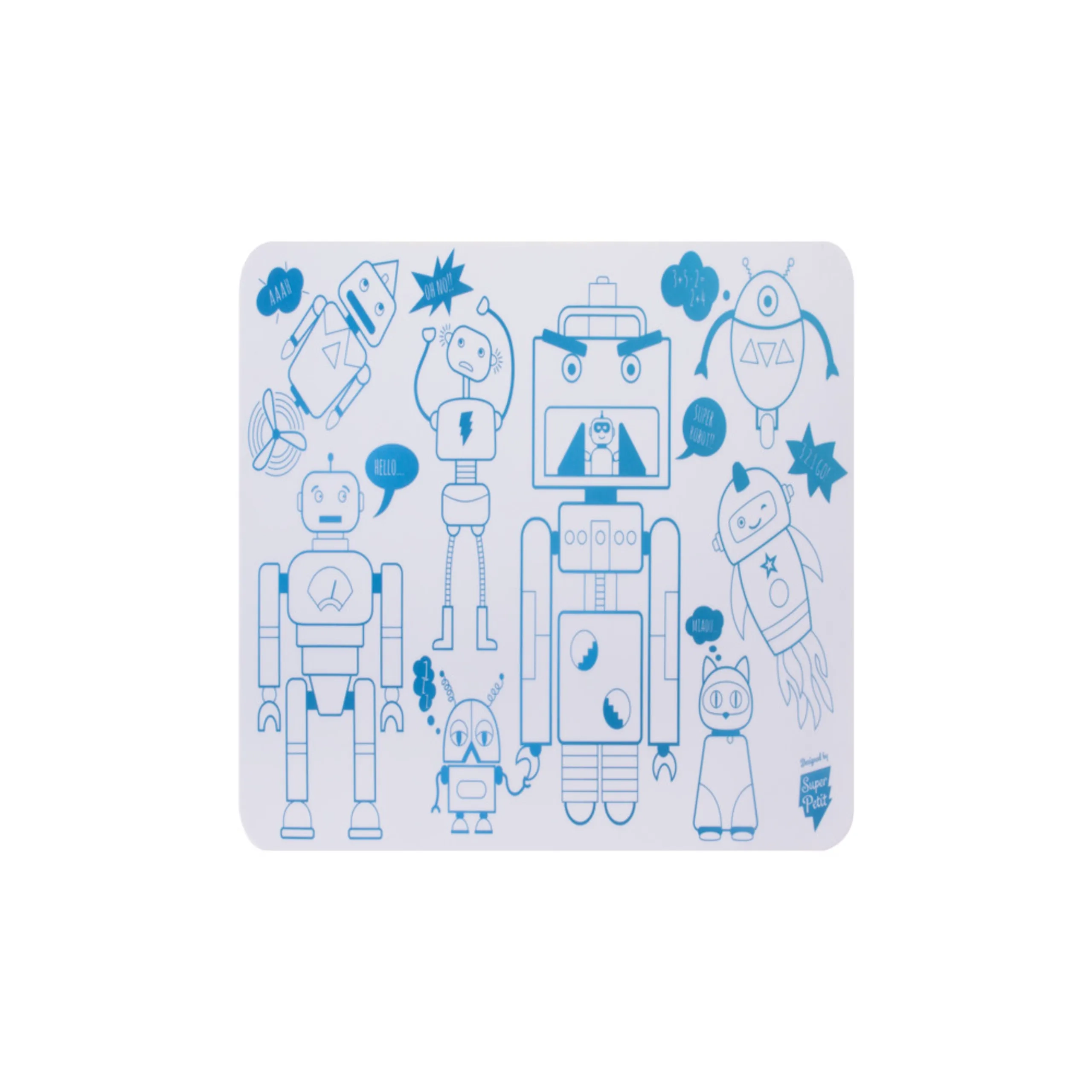 Robot Reversible Mini Playmat - 3 years and above