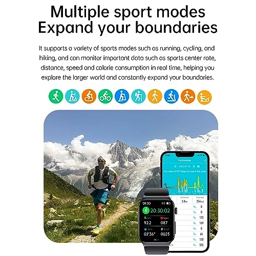 Blood Sugar Smartwatch - Heart Rate Blood Pressure Blood Oxygen