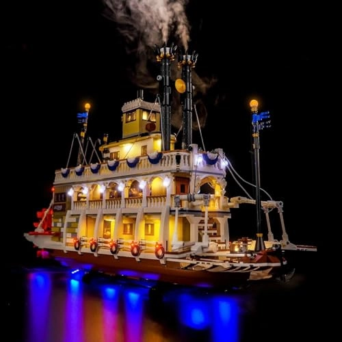 Light Kit for LEGO Ideas River Steamboat 21356