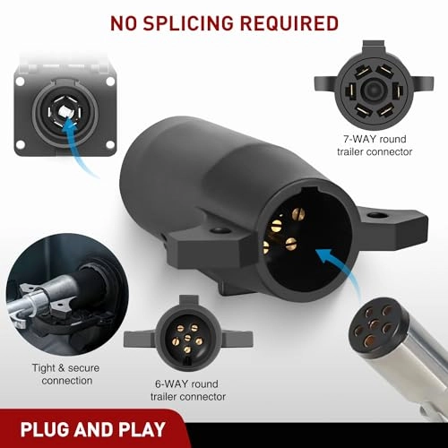 7 to 6 Pin Adapter - 7-Way to 6-Way