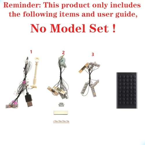 LED Light Kit - Compatible with 10326 Black USB