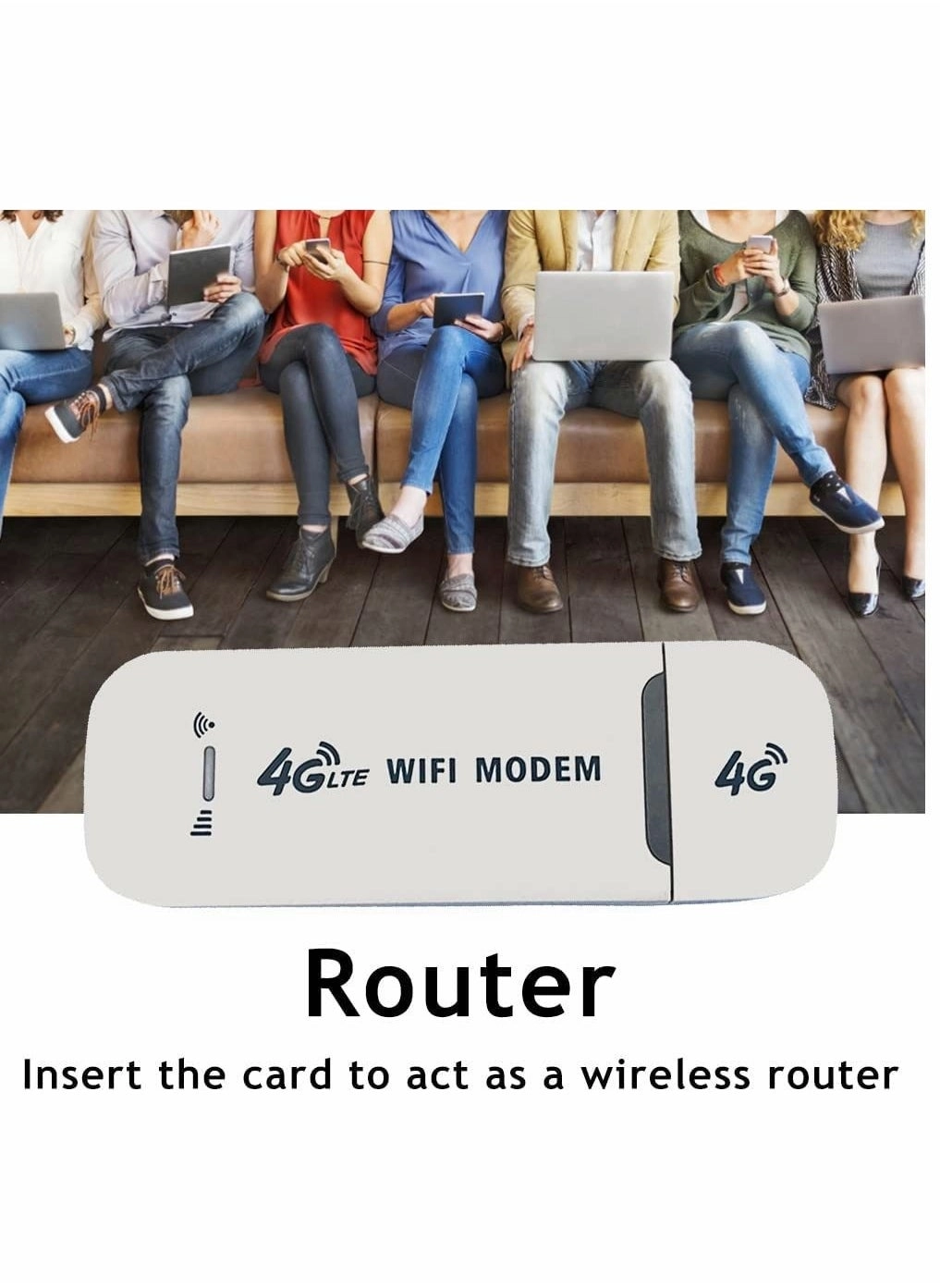 Portable USB Wifi Dongle - 4G 150Mbps