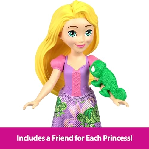 Disney Princess & Friend Multipack - 5 Jointed Mini Dolls 5 Matching Friends Ages 3+