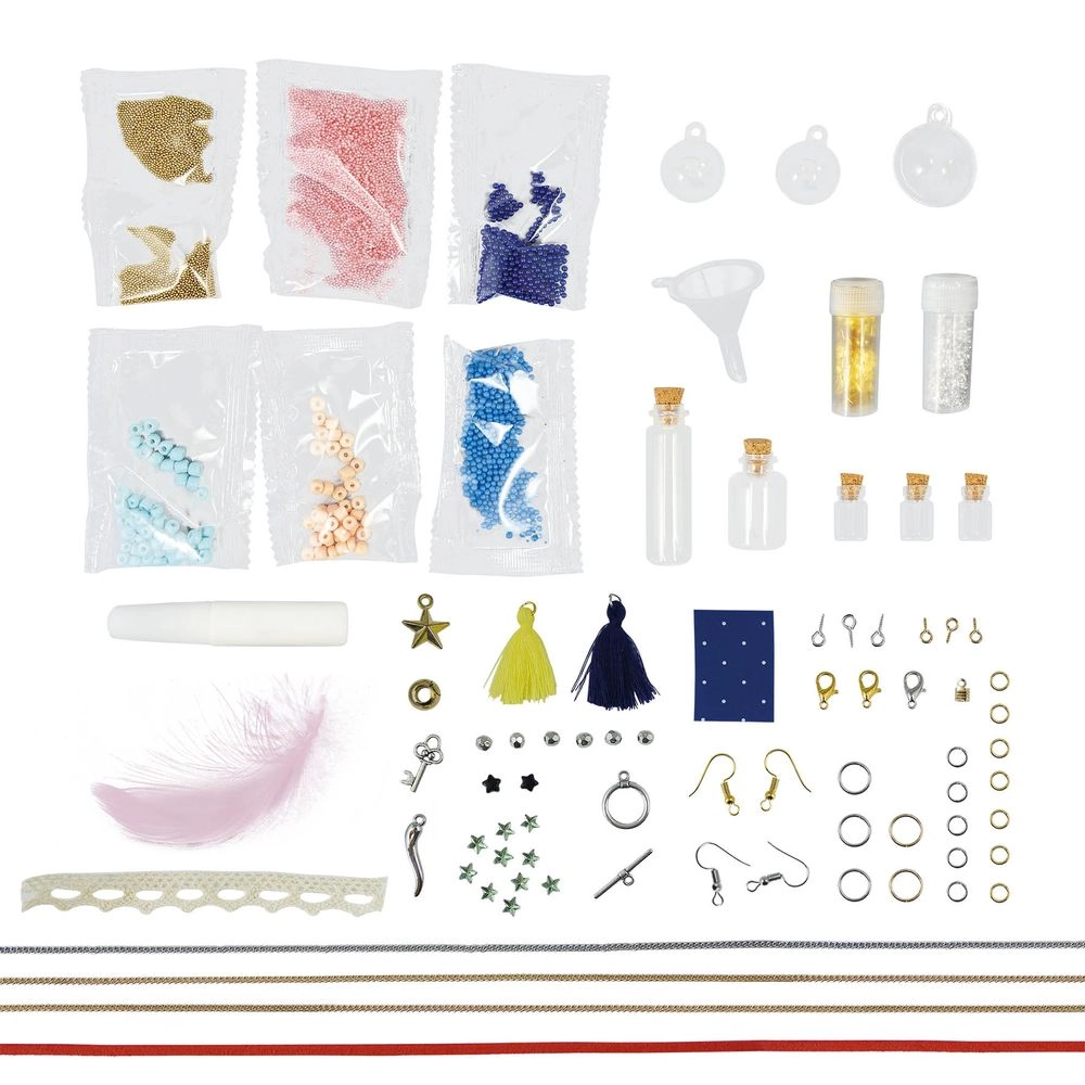 Jewellery Vials Kit - Makes 3 necklaces 2 pairs of earrings