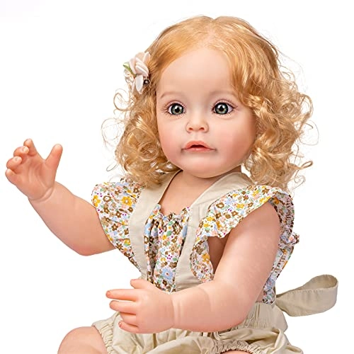 Princess Sue-Sue Reborn Baby Doll - 55 cm Silicone Hand-rooted Hair