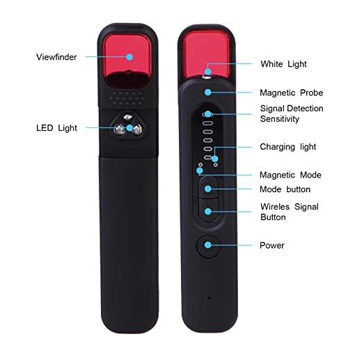 Hidden Camera Detector - RF Signal Detection Infrared Finder 5-Level Sensitivity