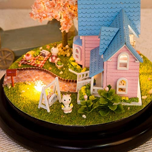 DIY Mini House Kit - Wooden LED Lights