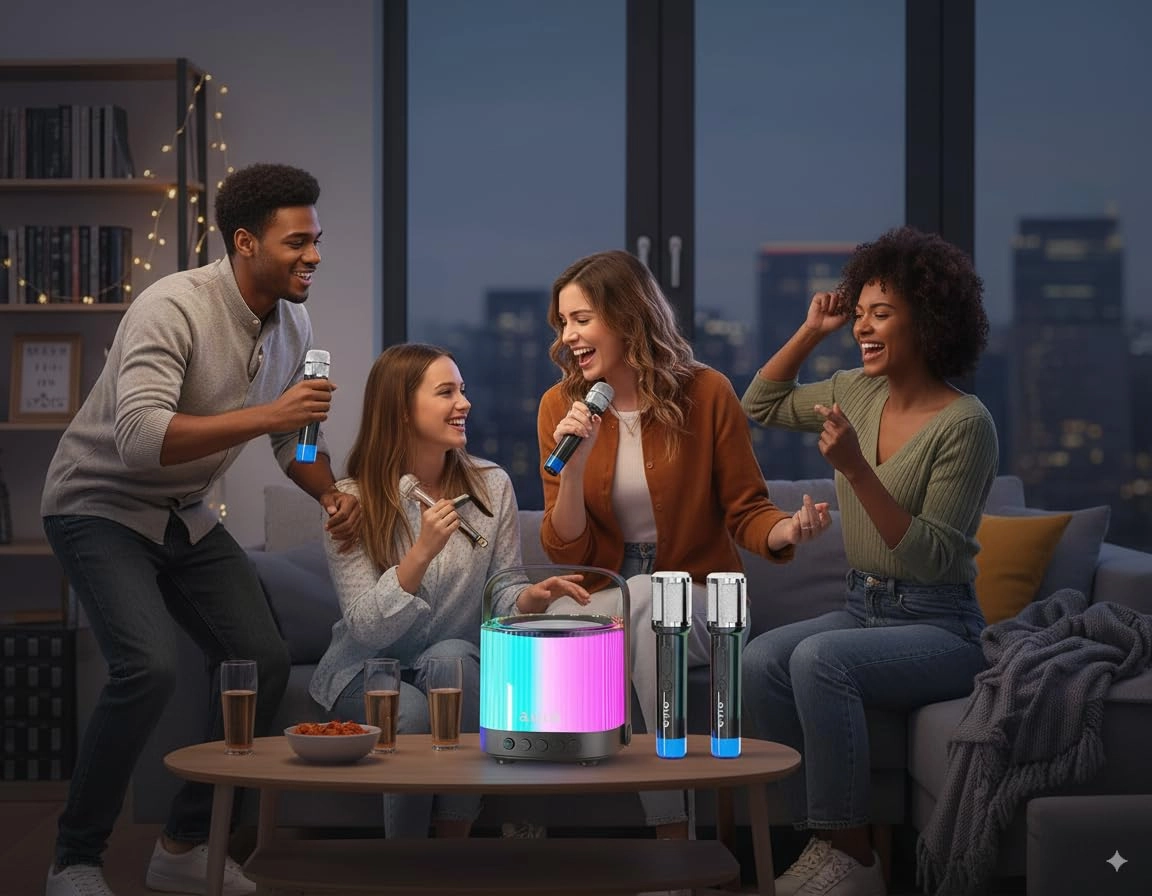 Portable Karaoke Machine - 2 7W