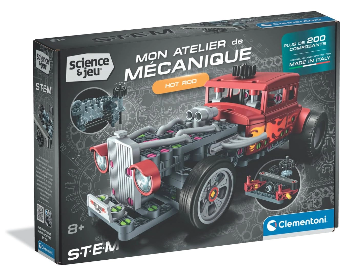 Clementoni Hot Rod - 211 pcs for ages 8+