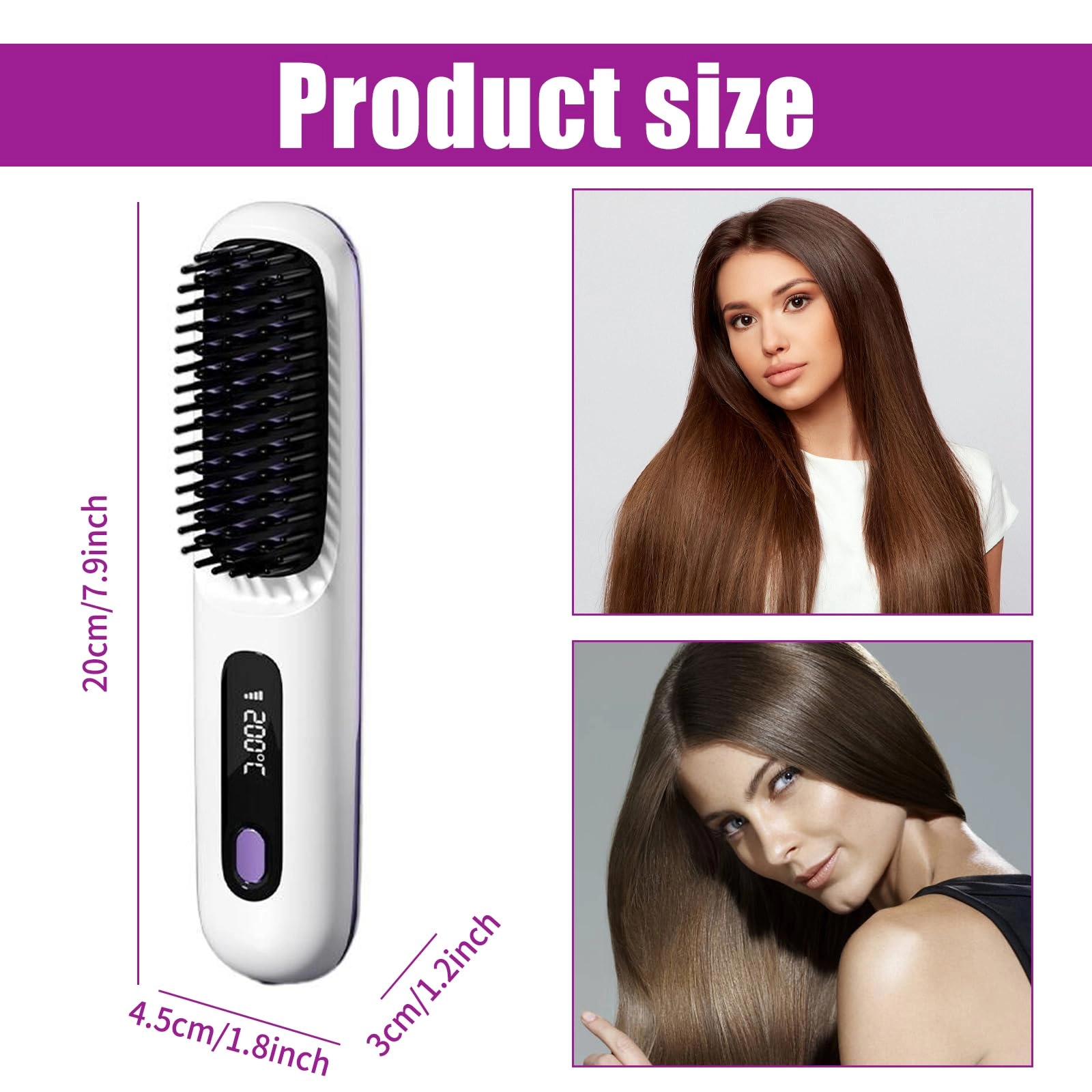 Go Brush Pro - Cordless 3 Heat Settings