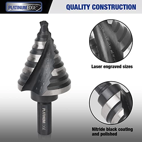 Step Drill Bits Set - 4241 HSS 5 Pcs