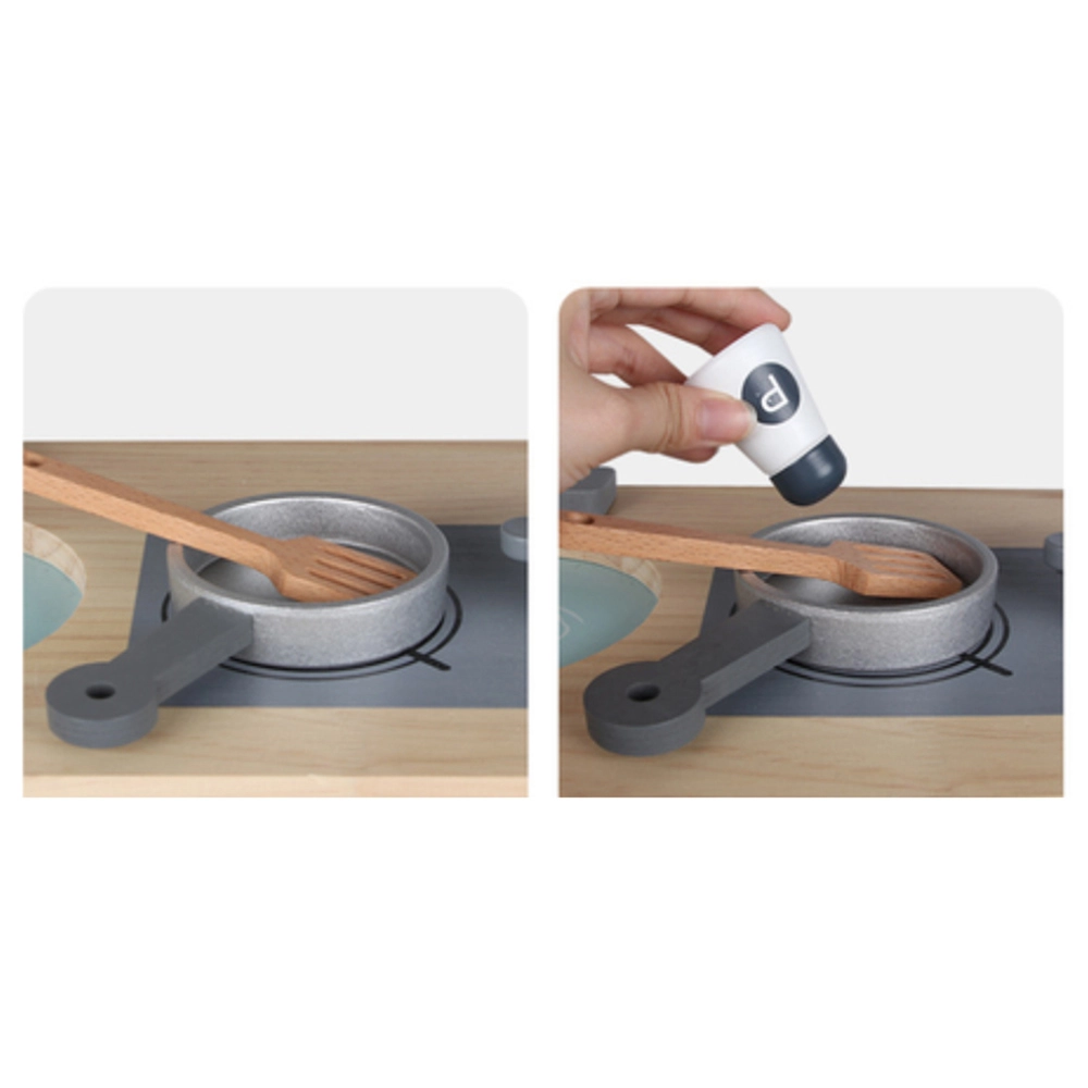 Wooden Kitchen Kids Toy Playing Set (GF-MSN21009)