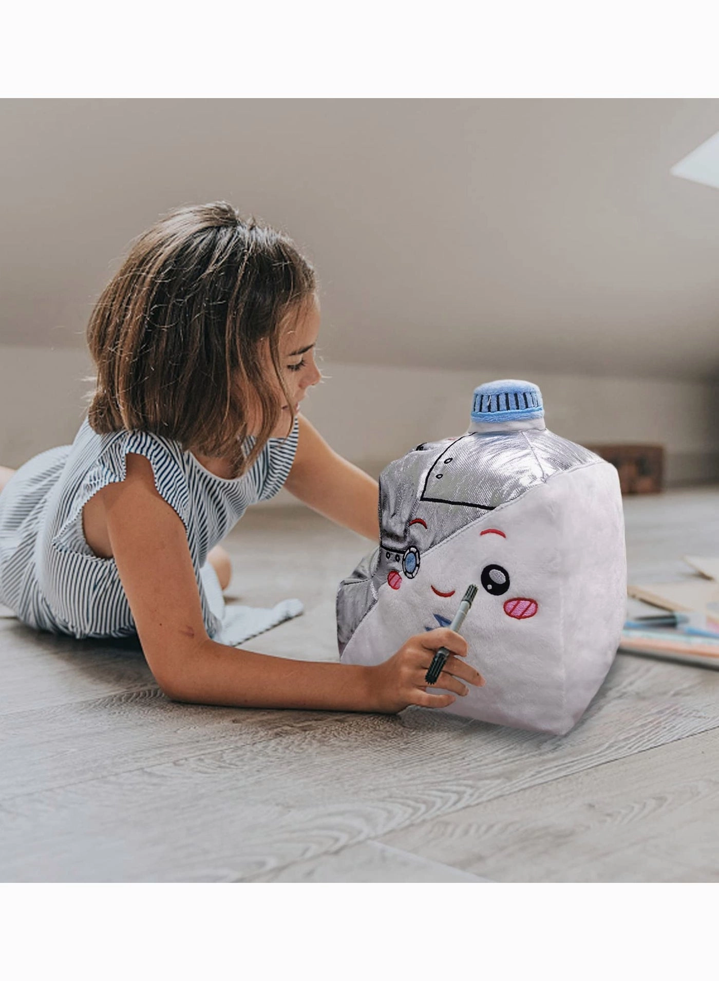 Milk Cup Cyborg Plush Toy 24 cm LED