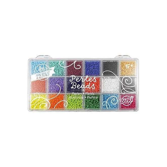 Buki Opaque Beads - Craft Set Jewelry Making 5 Years+
