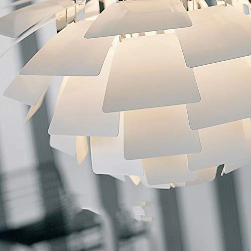 Creativity Personality Chandelier - E27 1-Light Outer white inner chrome 38*40cm