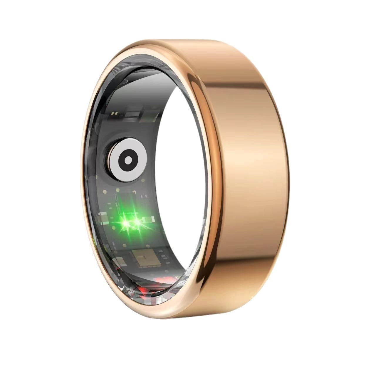 JTDISHI New trend Fashion Health ring - 9 Gold Heart Rate Monitor