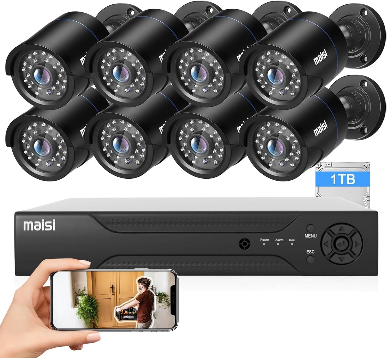 maisi 8-Channel 1080P DVR
