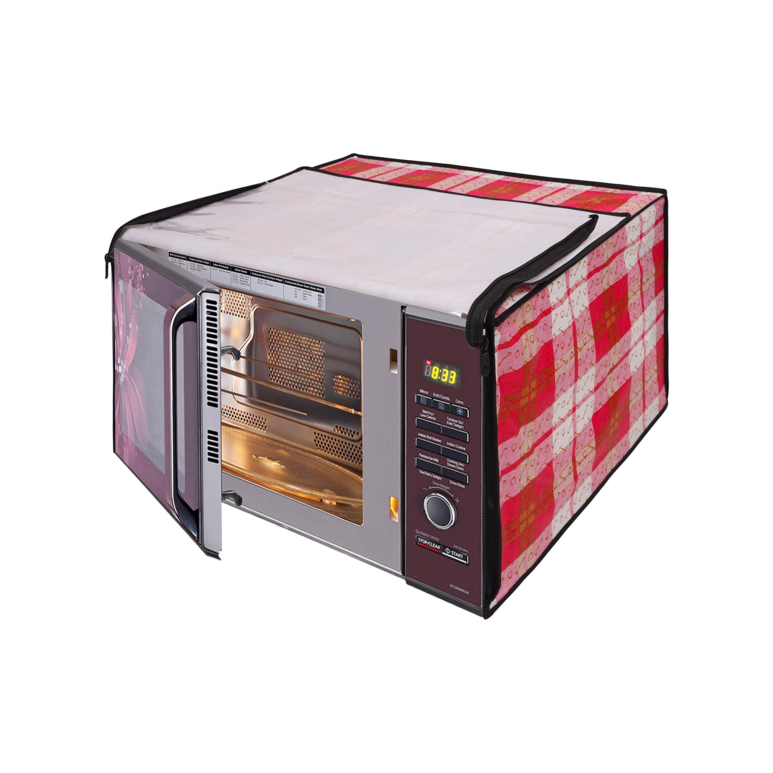 Dream Care Furnishings Pvt Ltd Solo Microwave Oven Cover - 20X11.5X17 Polyester