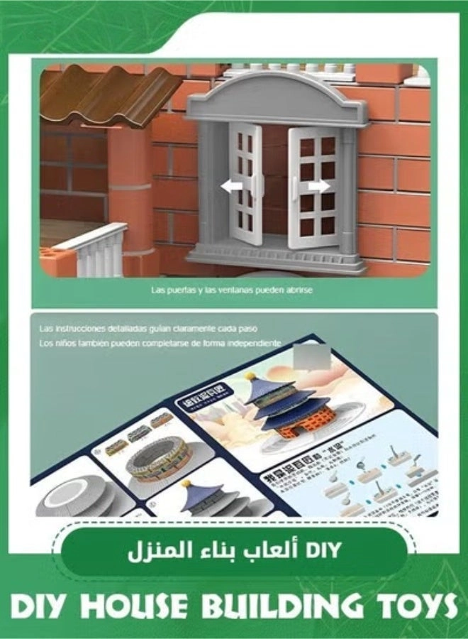 House Building Set - 241 Pcs Bricklayer