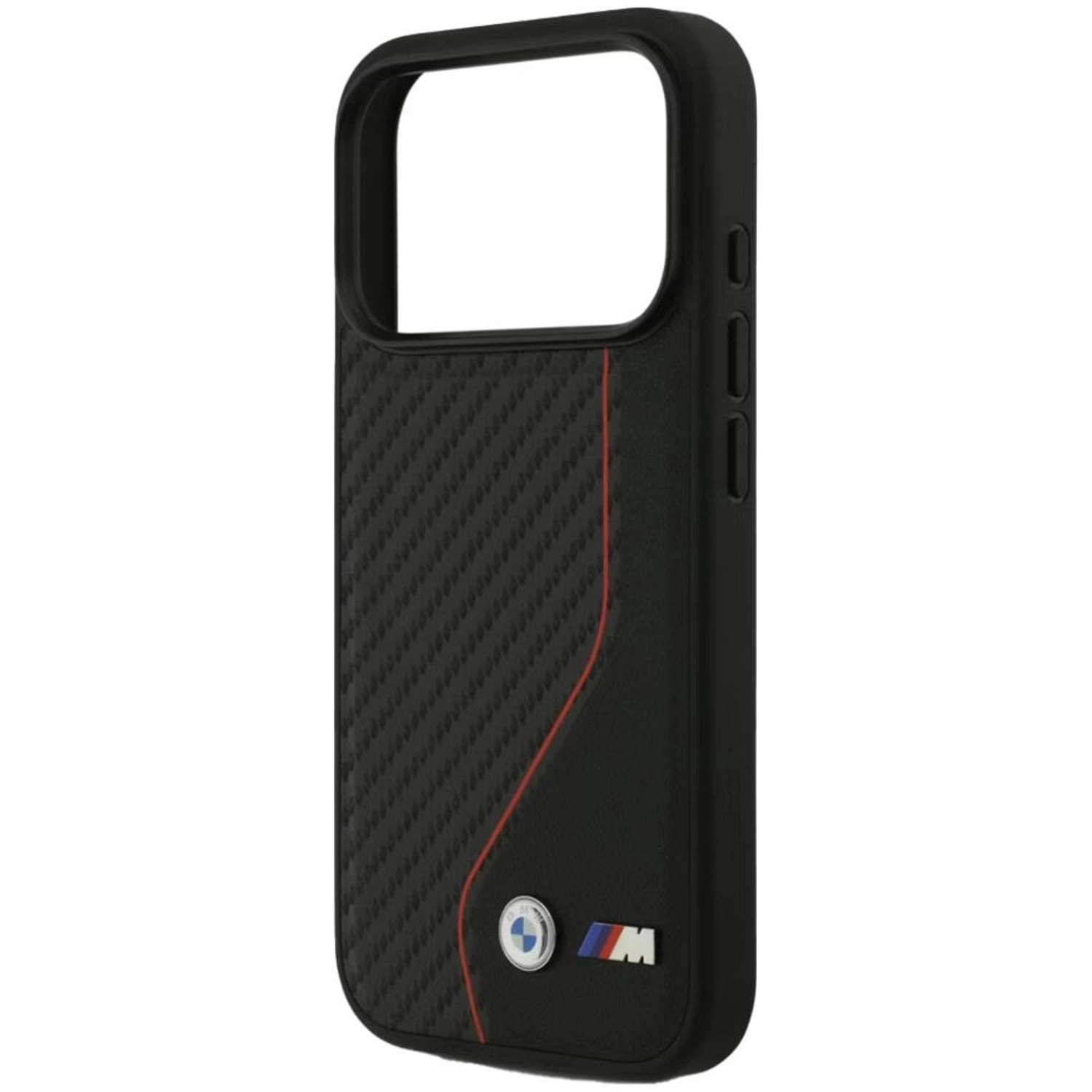 PU Leather and Carbon Case with MagSafe for iPhone 17 Pro Max