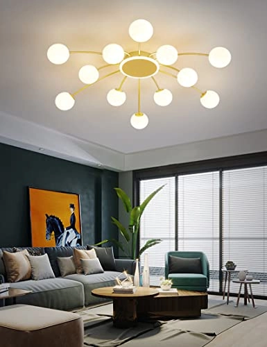 Sputnik Chandelier - white light neutral light warm light