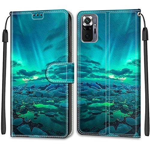 Wallet Case for Xiaomi Redmi Note 10 Pro - Faux Leather, Thermoplastic Polyurethane