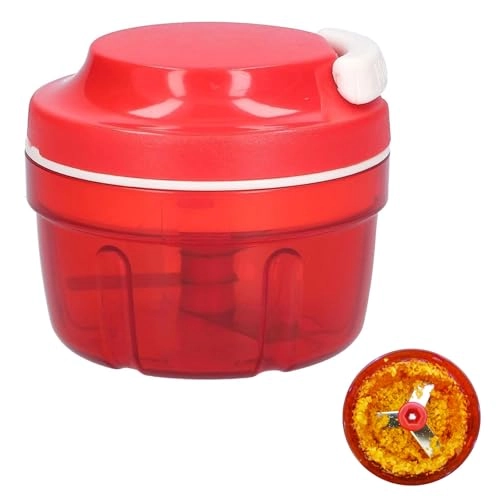 Manual Onion Cutter - Pulley Red