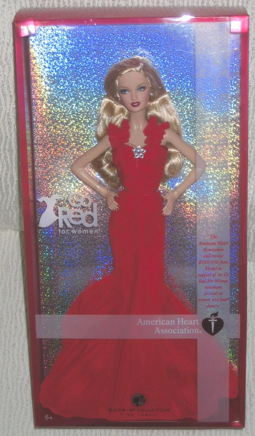 American Heart Association Barbie - Collector Red
