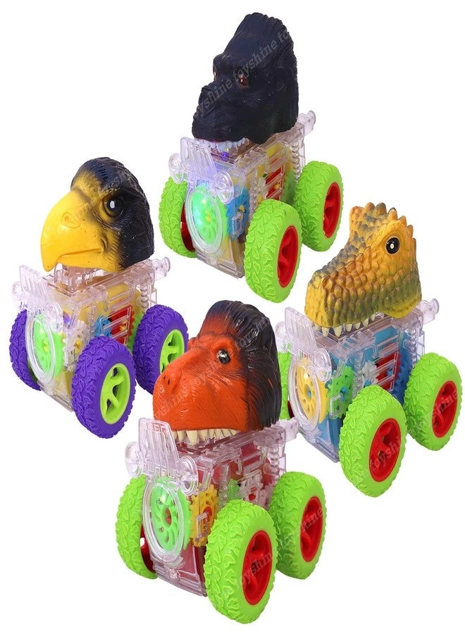 Toyshine Funny Animal Automobile Car Toy - 4pcs