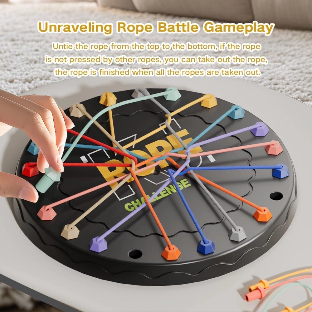 Brainy Knots - Rope puzzle family board game