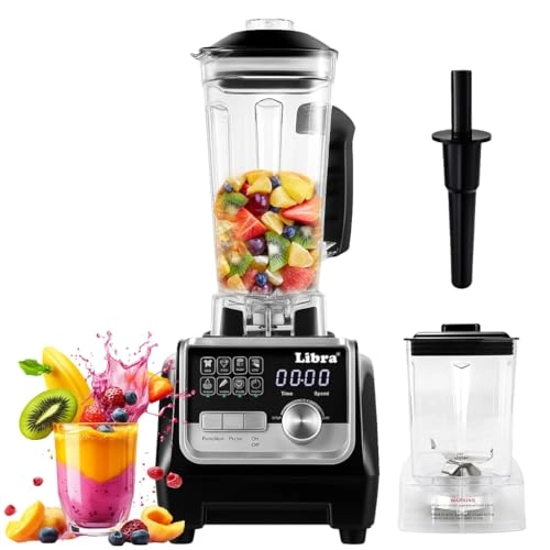 Digital Commercial Blender - Digital control with 8 pre-set functions, BPA-free jars