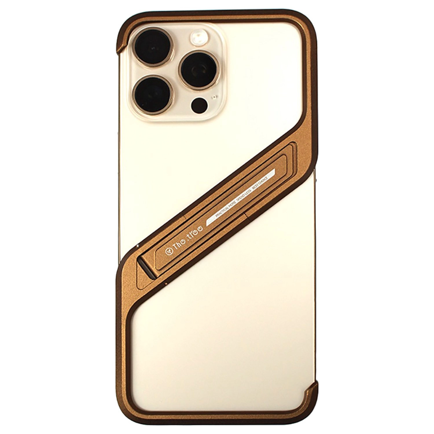 Max & Max MXIP16PMIMC Invisible Stand Metal Case for iPhone 16 Pro Max