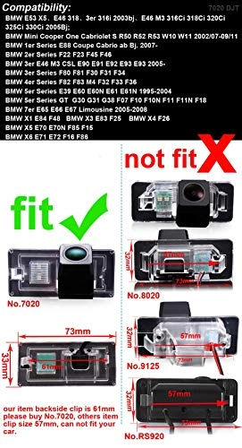 HD IP68 Rear View Camera - Night vision 1280x 720 pixels + 7'' Monitor