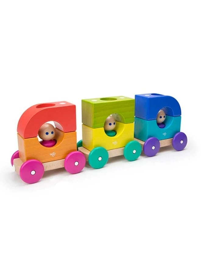 Tegu Tram Wooden - 12 months+ 12 pieces