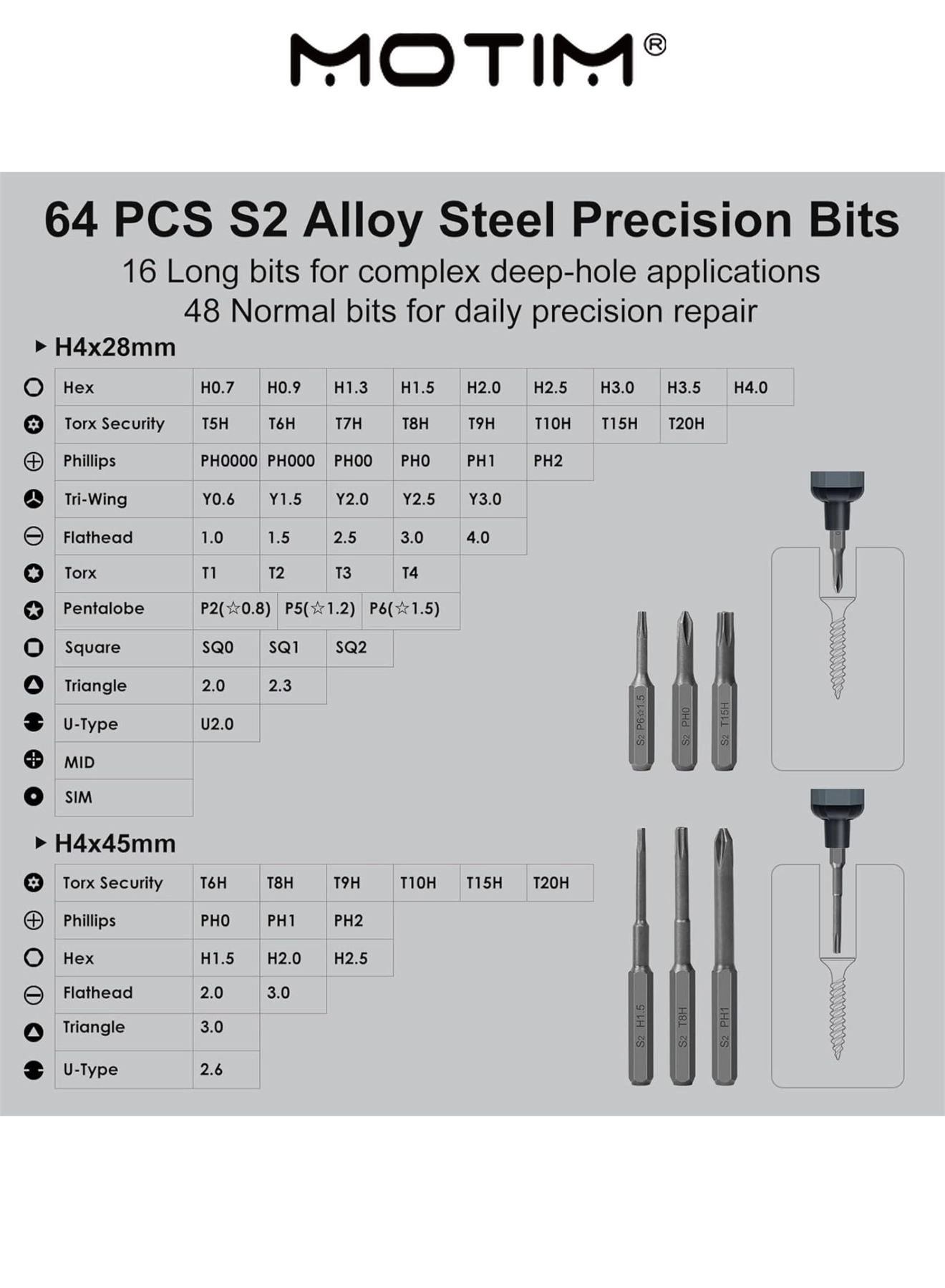 Electric Screwdriver Set - 68 in 1