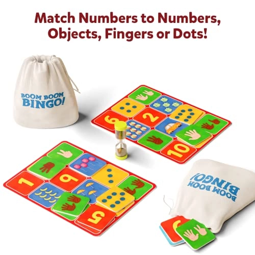 Bingo Preschool Board Game - Ages 4 to 7 63 pieces