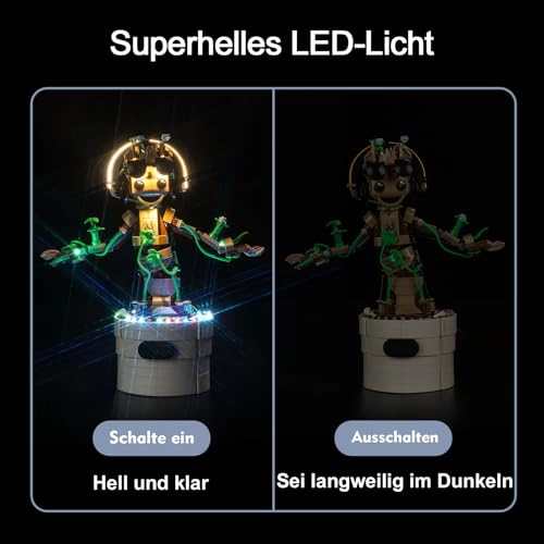 Music Version Light Kit - Compatible with Lego 76297 LED