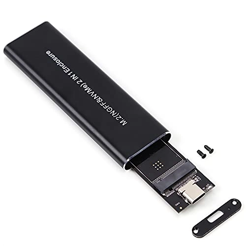 USB 3.1 Type-C SSD External Box Case Aluminum Alloy M.2 NVME/NGFF Solid State Disk Mobile Enclosure Adapter
