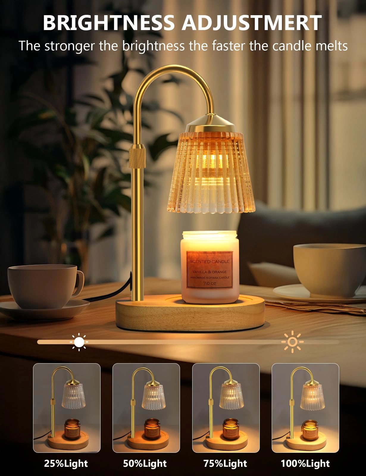 Candle Warmer Lamp - Timer Dimmable Adjustable