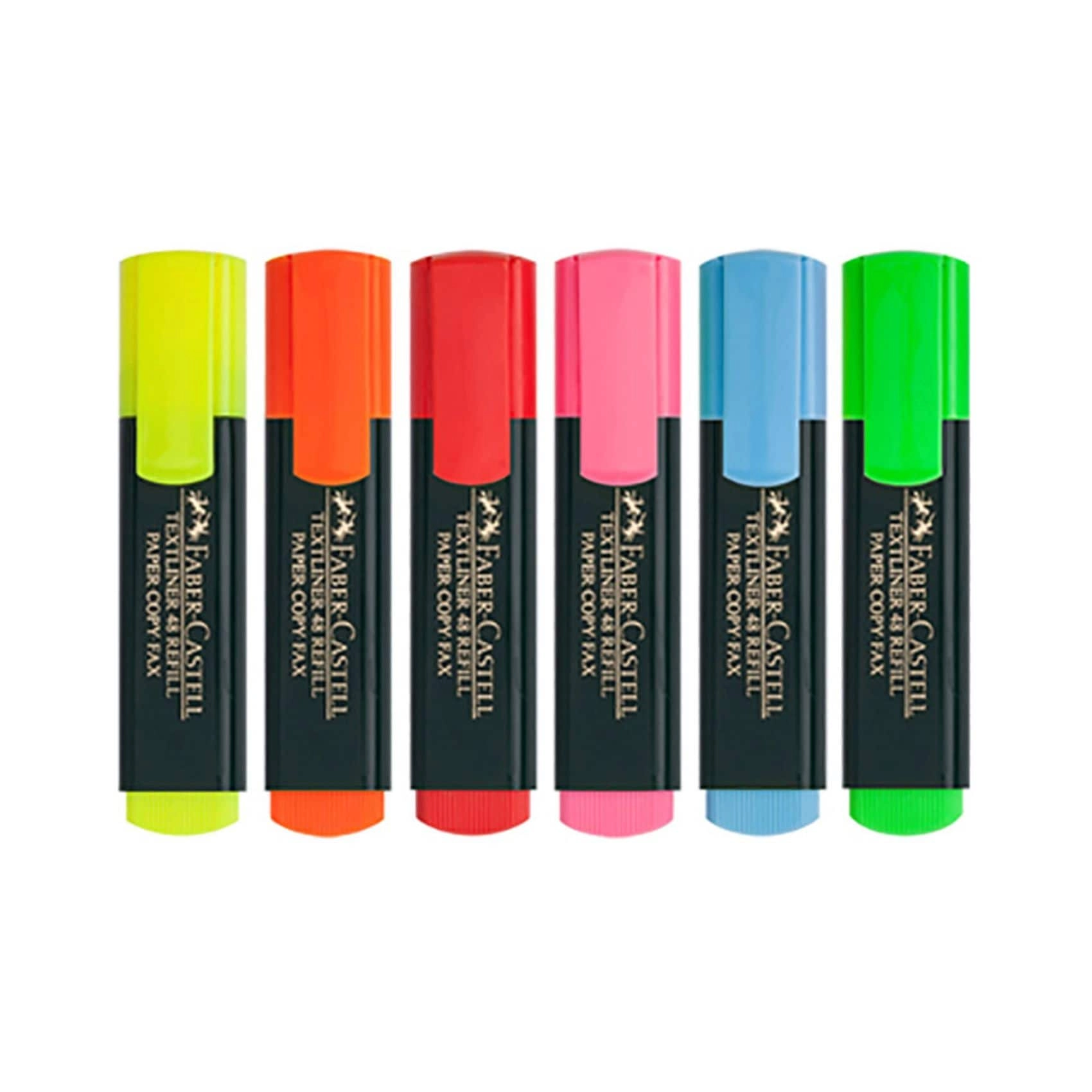 Faber-Castell Textliners 1548 - Multicolour chisel tip