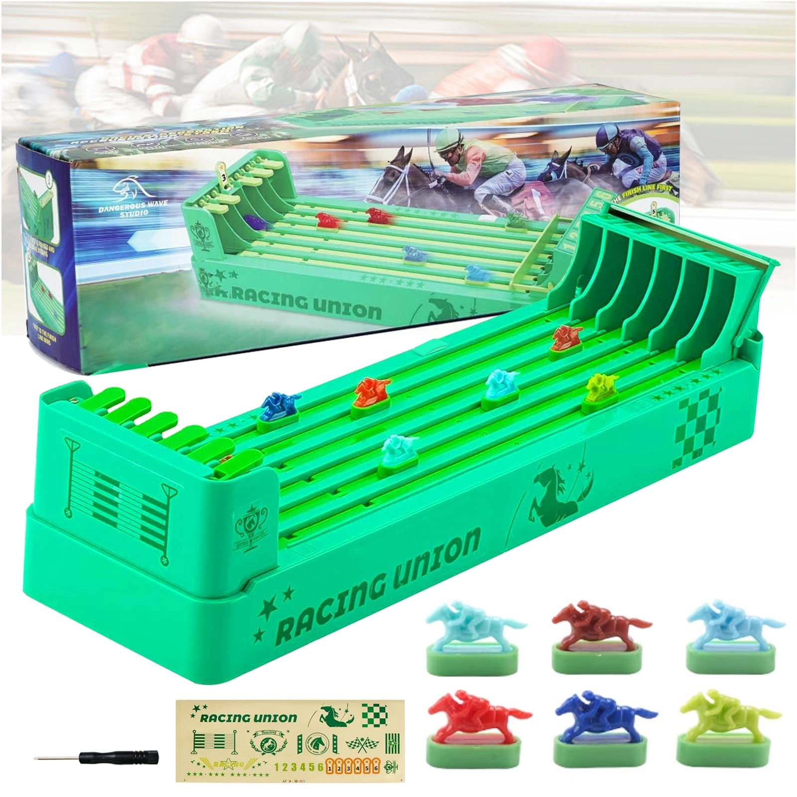 Audasi Horse Racing Game - Electric 6 Players
