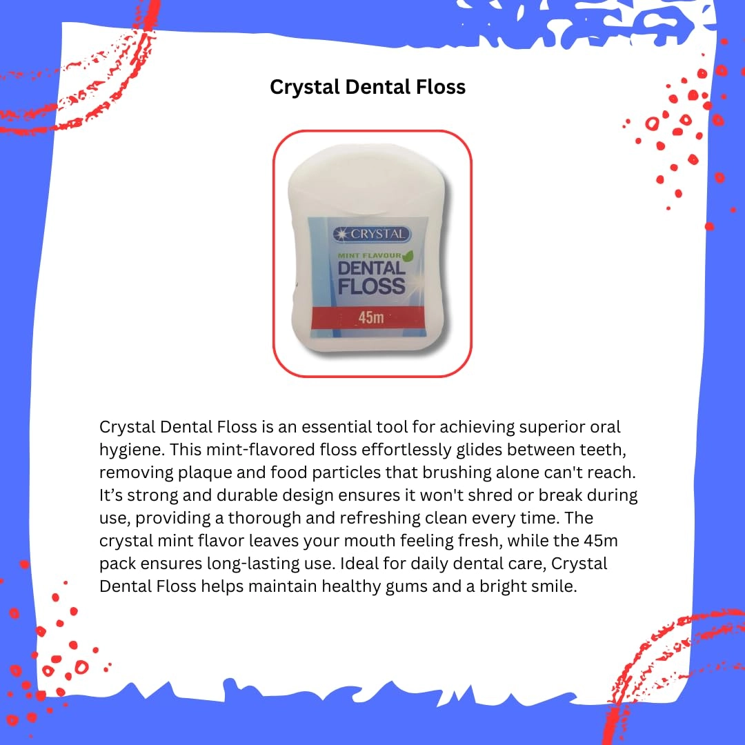 Anti-Cavity Toothpaste - 150.0 millilitre Adult Paste + Premier Clean Toothbrush + Crystal Mint Flavoured Dental Floss