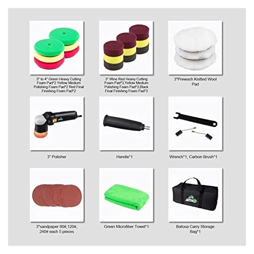 Mini Dual Action Car Polisher - 600W 4Inch