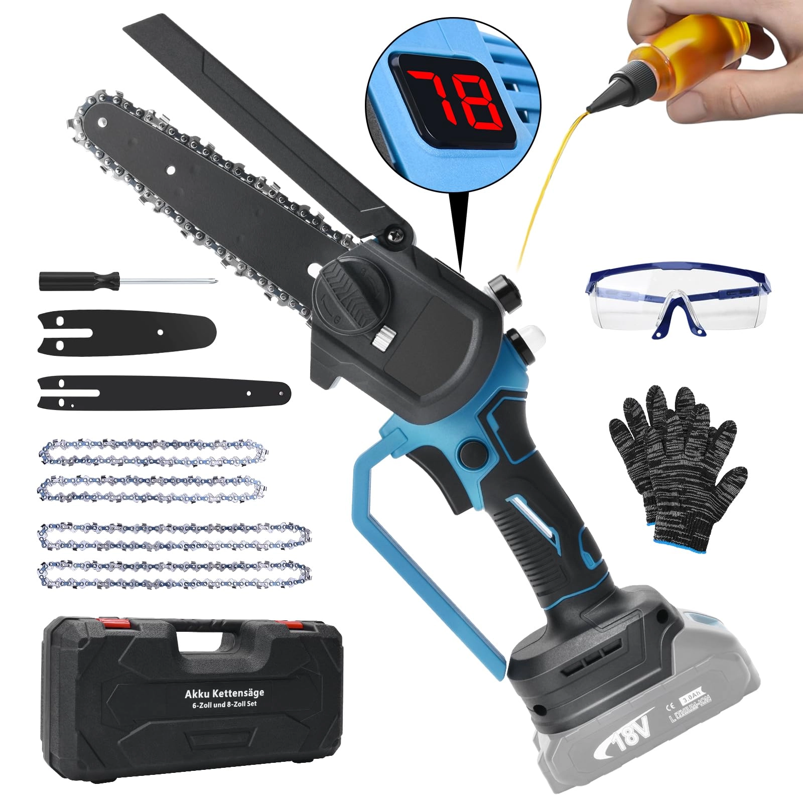 XIIW Mini Chainsaw - 450W