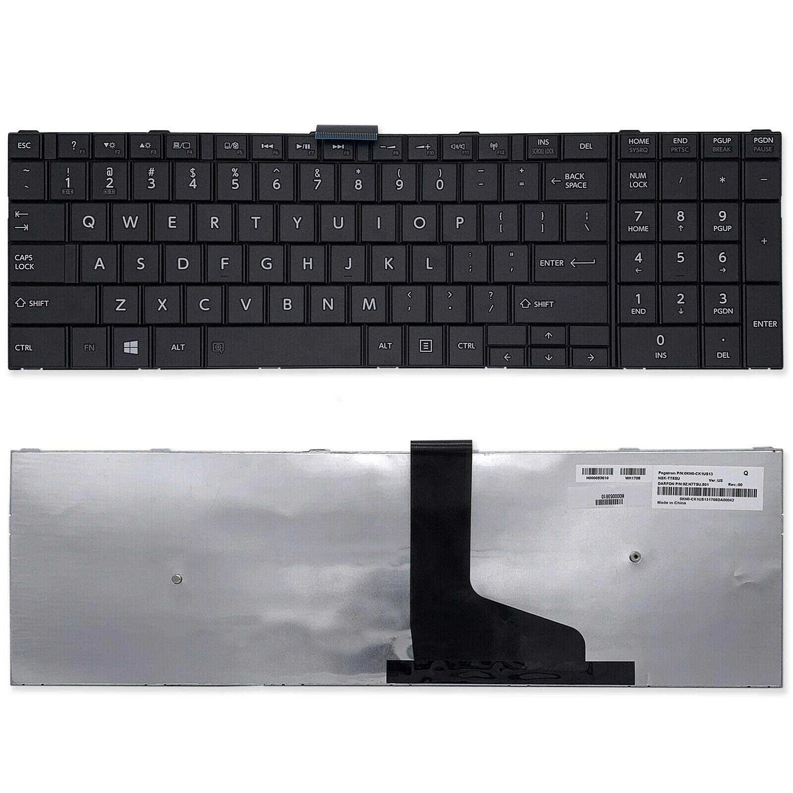 Yesvoo Keyboard for Satellite C55 - US Wireless