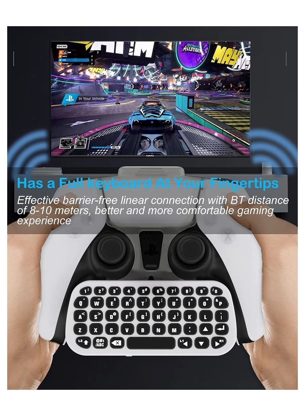 Controller Keyboard - Bluetooth 5.0 PS5